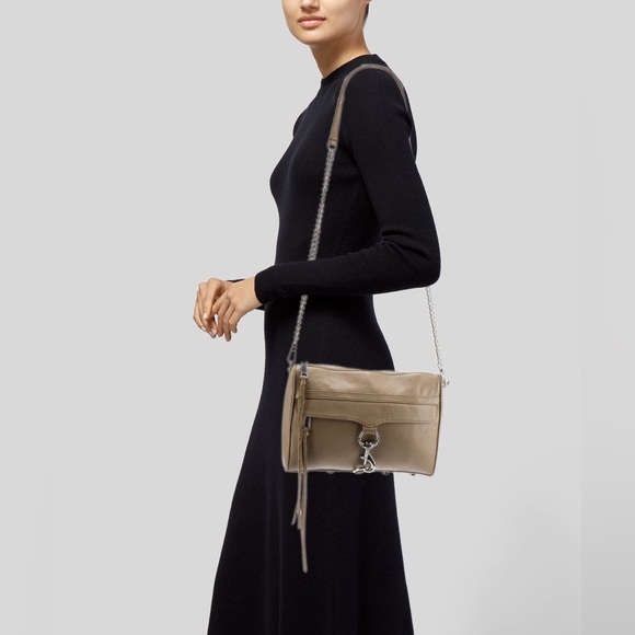 REBECCA MINKOFF Leather Crossbody Bag in Sandrift - Picture 3 of 11